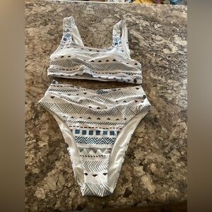 ZYIA White Austin Pipa Beach Bikini set